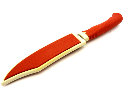 水果刀 帶鞘刀 瓜果刀 西瓜刀 削皮刀----黃盒水果刀六A1-1-2