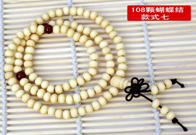 禮盒裝天然紫顫木手鏈 108顆佛珠手鏈女款飾品 印度小葉香木辟邪 -紅玉手鏈細(xì)