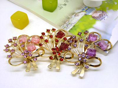 韓版花朵珍珠胸針胸花女高檔領(lǐng)針別針玫瑰金飾品配飾絲巾扣 -27號 B2-1-5-6