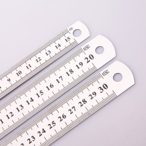 15cm加厚優(yōu)質(zhì)不銹鋼雙面直尺 （20個(gè)/盒） 不銹鋼