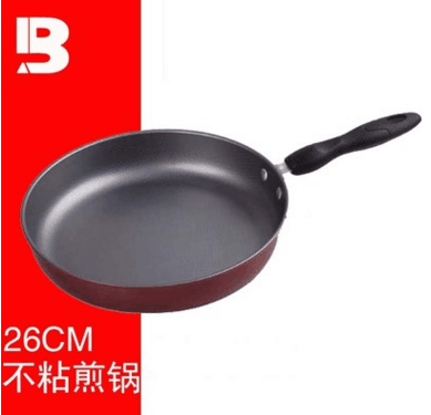 26CM韓式炫彩珍珠不粘平底富硒煎鍋 煎蛋烙餅牛排鍋A13-3-3