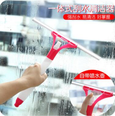 家用噴水式窗戶玻璃刮浴室清潔工具噴水玻璃清潔刮 混色 200/箱