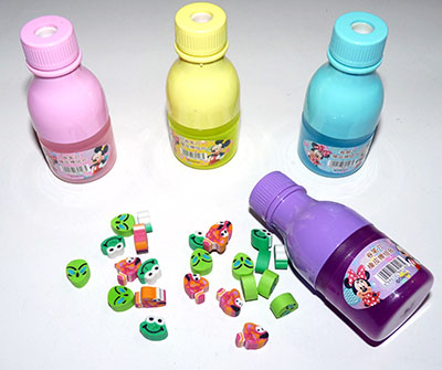 大白漂流瓶迷你橡皮擦兒童小學(xué)生小橡皮學(xué)生獎(jiǎng)品六B35-3-5