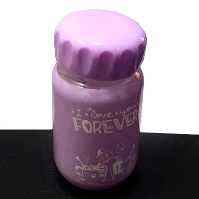 炫彩隨手杯青春玻璃杯卡通圖案玻璃瓶B11-2-1