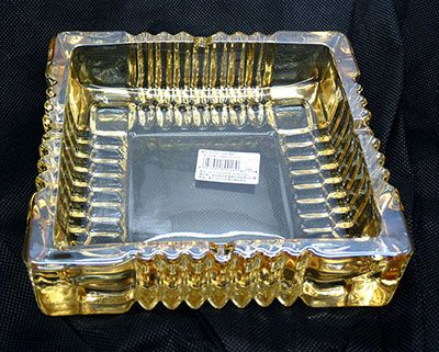 BX-28大號水晶煙灰缸 方形玻璃煙缸B17-3-1