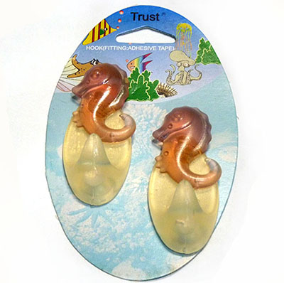 買貴10倍退款2枚裝超強(qiáng)承重10KG創(chuàng)意海洋立體強(qiáng)力掛鉤粘鉤批發(fā)6019--六B17-3-2