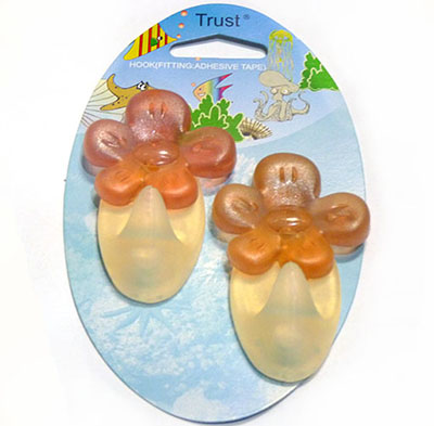 買貴10倍退款2枚裝超強承重10KG創(chuàng)意海洋立體強力掛鉤粘鉤批發(fā)6004--六B17-3-2