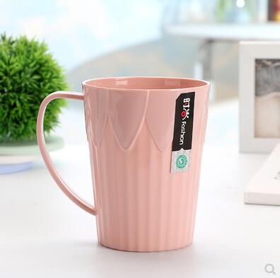 簡約條紋漱口杯洗漱杯牙缸刷牙杯子帶手柄馬克杯水杯2157/六B15-3-2