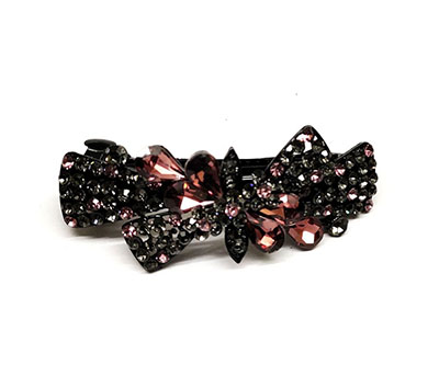 捷克鉆彈簧夾子頭飾韓國頭卡發(fā)夾成人格紋夾百搭女式C5-2-4