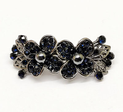 韓版水晶發(fā)夾古色飾品發(fā)飾蝴蝶結(jié)合金水鉆彈簧夾 C5-2-3