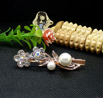 10元店貨源新款韓版合金滿鉆發(fā)飾 水鉆發(fā)夾橫夾壓夾C5-2-2