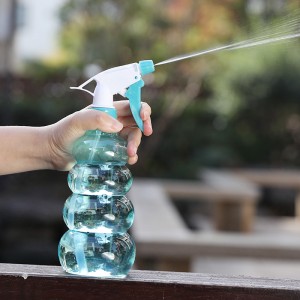 家用園藝工具 便攜式園林噴水壺560ml透明葫蘆形噴壺A9-2-5