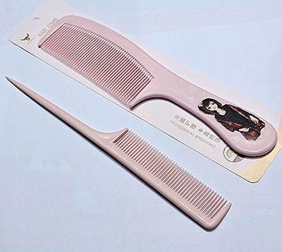 63號(hào)（2個(gè)裝）卡通人物對梳防靜電護(hù)發(fā)粗齒細(xì)齒梳C1-3-1