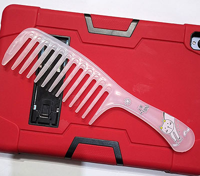 8號果凍色大號寬齒梳大齒梳防靜電頭梳女C3-1-6