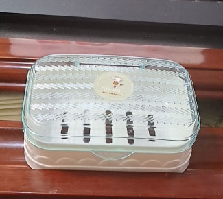 2219帶蓋香皂盒旅行便攜皂盒肥皂透明皂托瀝水防水置物250/箱六B16-1-3