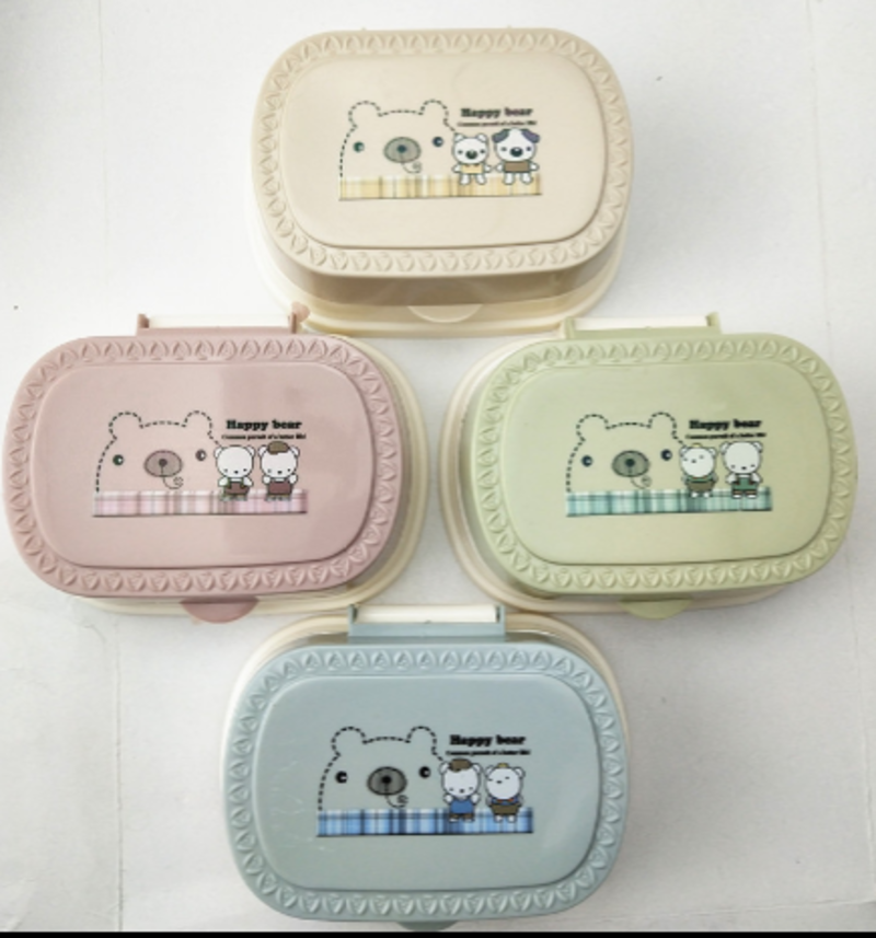 2159帶蓋香皂盒旅行便攜皂盒肥皂透明皂托瀝水防水置物250/箱a19-2-3