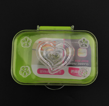 2193帶蓋香皂盒旅行便攜皂盒肥皂透明皂托瀝水防水置物250/箱A19-1-3