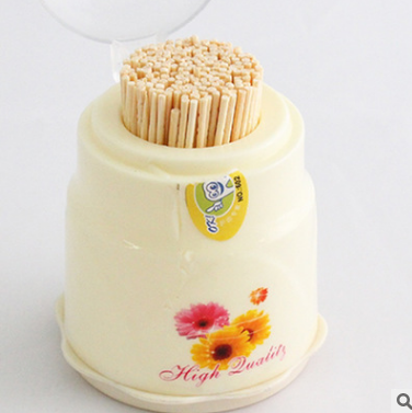 圓茉莉花牙簽盒 廠家直銷 牙簽 剔牙360/件12/盒E3-1-3