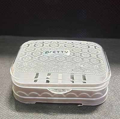 2229大號肥皂盒帶蓋衛(wèi)生間瀝水香皂盒B9-4-2