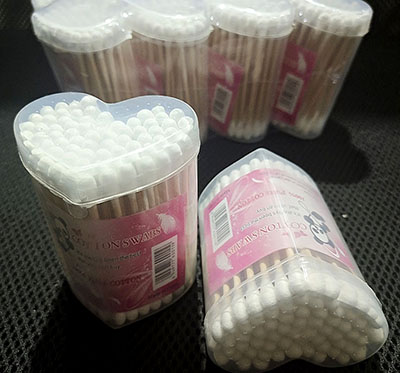 桃心瓶化妝脫脂棉簽螺旋雙頭家用圓頭木棒一次性棉花/六B7-3-2六B36-1-3