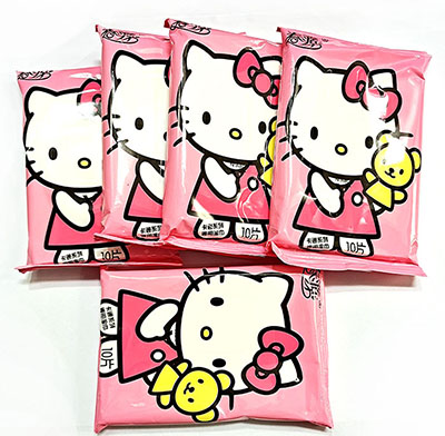 10片裝濕紙小包殺菌消毒學(xué)生濕紙巾隨身裝