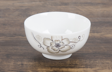 （二級(jí)）4.5英寸高腳碗家用米飯碗骨瓷小湯碗（運(yùn)輸破損自理無售后）---石柱下