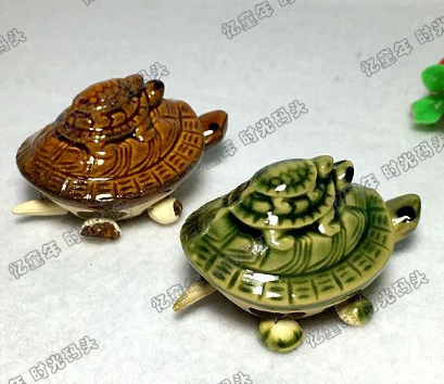 回憶童年80后兒時(shí)懷舊 陶瓷小烏龜 手腳會(huì)抖 老式玩具-400/件六B41-1-3