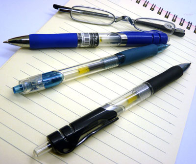 辦公水筆K-35撳動0.5MM按動中性筆簽字筆彈簧頭會議六A8-1-2