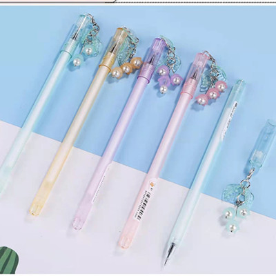 16153 花的世界掛件系列中性筆學(xué)生用黑色簽字筆六A2-5-3六B30-1-3