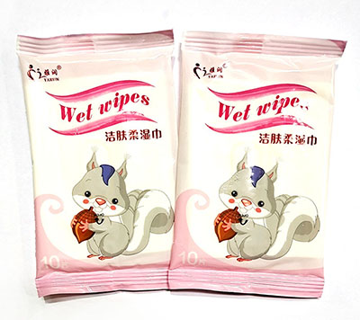 10片裝濕紙小包殺菌消毒學(xué)生濕紙巾隨身裝