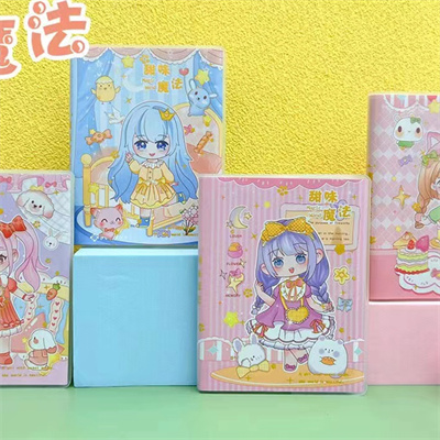 64K076-646德派萬(wàn)品 甜味魔法 筆記本 記事本 卡通可愛(ài)小本子 384/件六B37-3-2