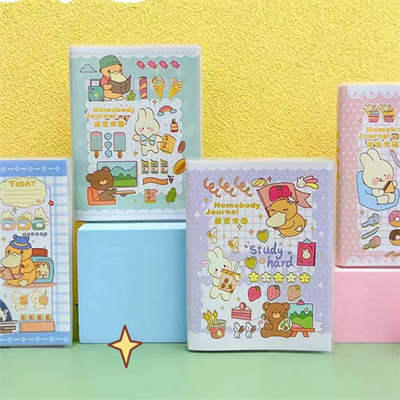 64K076-643 德派萬(wàn)品 萌寵學(xué)院 筆記本 記事本 卡通可愛(ài)小本子 384/件六B37-3-2