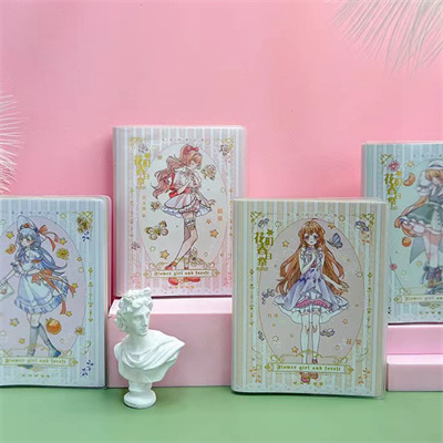 64K076-646德派萬品 華町春日祭 筆記本 記事本 卡通可愛小本子  384/件六B37-3-2