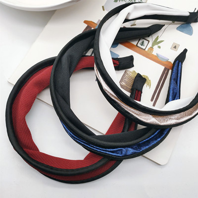 特價(jià)韓國復(fù)古發(fā)箍簡約純色發(fā)卡C3-3-5