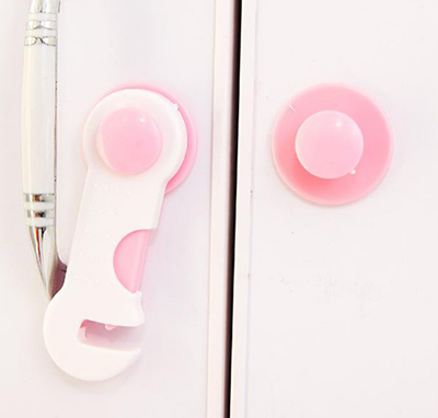 兒童安全防護(hù)多功能寶寶安全鎖 防夾手抽屜柜門對(duì)開兒童安全鎖C13-2-2