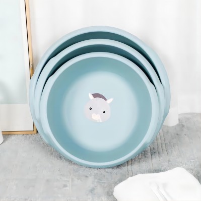 CX-7031家用塑料洗臉盆北歐風(fēng)衛(wèi)生間學(xué)生宿舍洗衣洗菜臉盆六B21-1-1