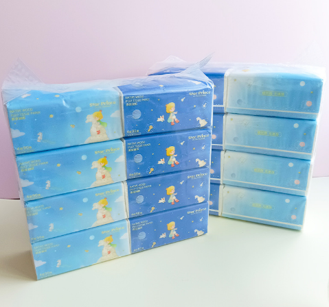 棋盤(pán)之間森吻原漿360PCS4層干濕兩用抽紙時(shí)尚紙巾六B14空
