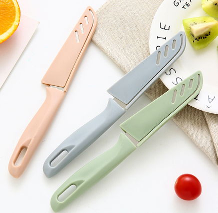 不銹鋼水果刀家用瓜果削皮器折疊便捷隨身刮皮刀六B28-2-2