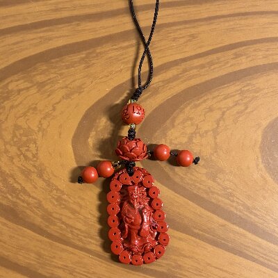 2-049正品天然朱砂吊墜男紫金砂財(cái)神爺本命年招財(cái)項(xiàng)鏈女原石護(hù)身符掛件帶蓮花