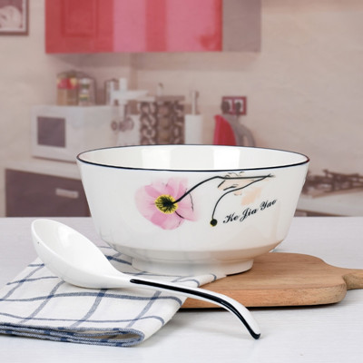 （二級）4.5寸吉祥碗歐式陶瓷碗家用米飯碗 120/件