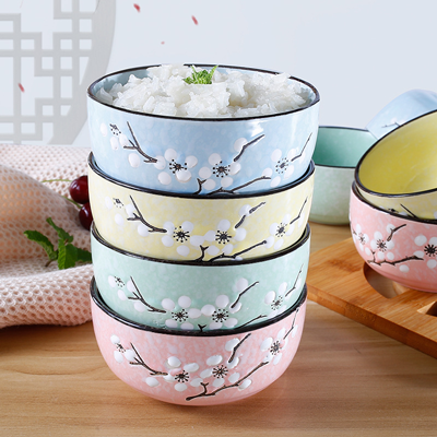 （二級(jí)4.5寸彩繪潮州碗 日式陶瓷泡面碗青花碗粥碗飯 120/件（運(yùn)輸破損自理無(wú)售后）CE區(qū)