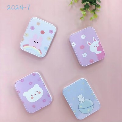 （ 480/箱）2024花邊折疊鏡隨身便攜小鏡子梳子套裝A8-2-3