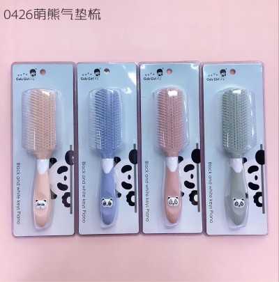 0426萌熊排骨梳美發(fā)造型梳 24/盒六A4-1-2