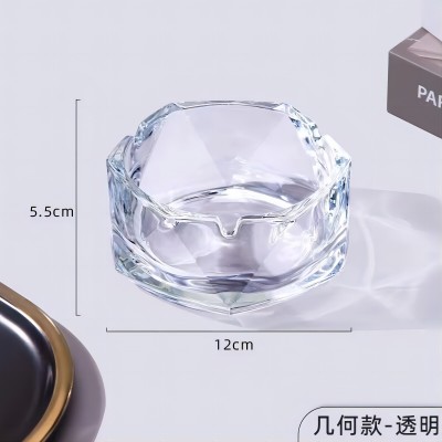 BXYG01（透明）玻璃煙灰缸辦公室家用創(chuàng)意個性水晶煙缸 24個/箱六B4-1-1