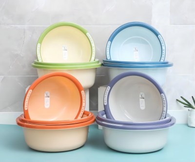 CX-7103大號(hào)加厚洗臉盆圓形塑料盆子家用廚房洗菜盆洗腳洗衣盆 60個(gè)/箱六B29-3-1