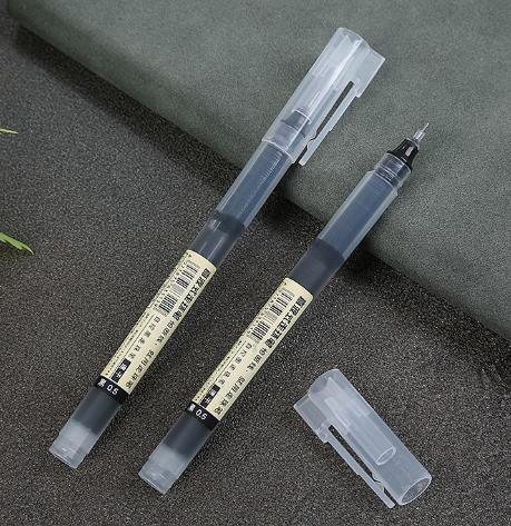 （黑色單支）大容量水筆速干直液式走珠筆六A8-1-2