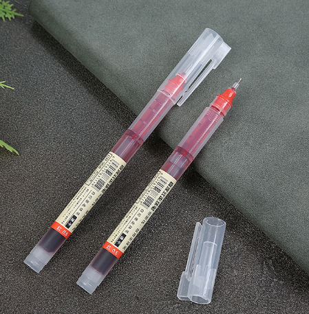 （紅色單支）大容量水筆速干直液式走珠筆六A8-1-2