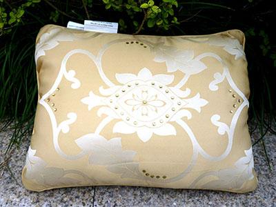 小美靠墊靠枕套鑲鉆錯刺繡抱枕時尚歐式沙發(fā)辦公腰枕套汽車靠背B38-1-2